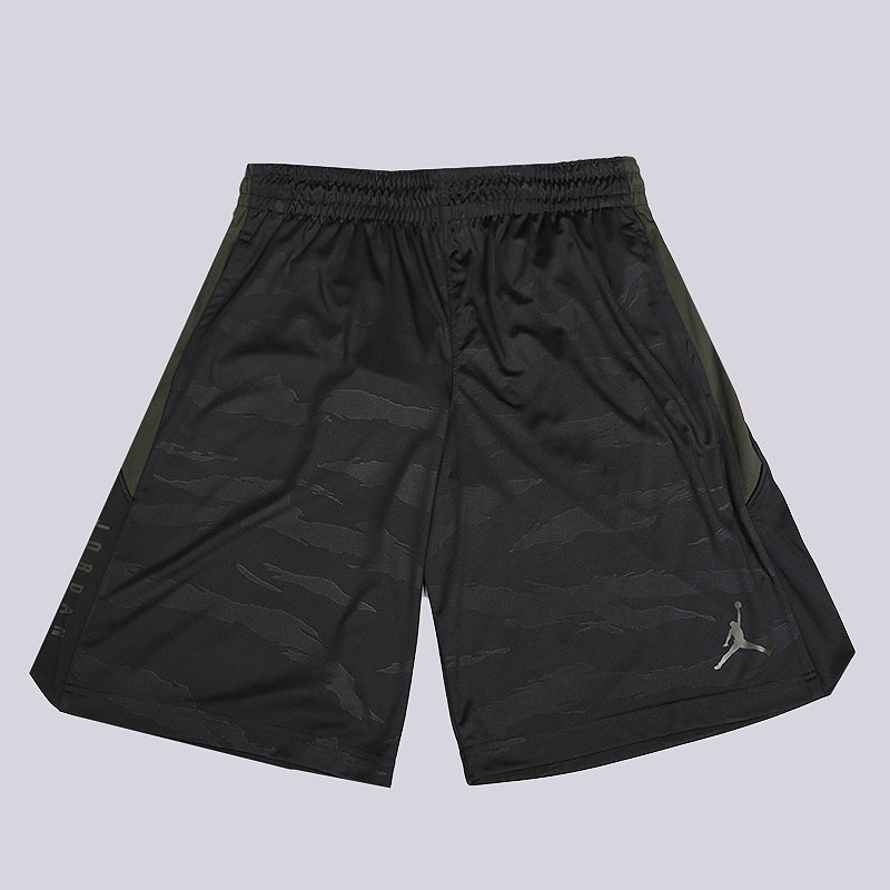 мужские черные шорты Jordan Dri-FIT 23 Alpha Knit Printed Training Shorts AO8857-010 - цена, описание, фото 1